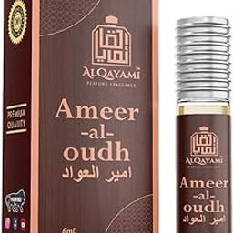 ALQAYAMI Ameer-al-Oudh Premium Roll On Attar, Alcohol-Free, 6ml-image-35