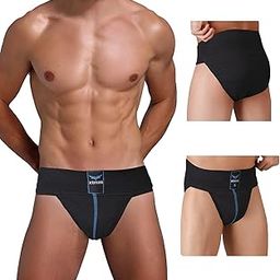 Gym Supporter for Men, Sports Underwear for Men for Workout in Gym, Stretchable Cotton, Men's Cotton Briefs, Quick Dry, Moisture Wicking Supporter for Cricket, Gym, Running-37