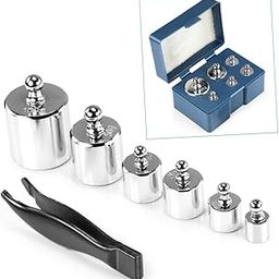 SOESFOUFU 2 Sets Scale Calibration Weights 12pcs 200g Precision Steel Weights for Random Color-image-89