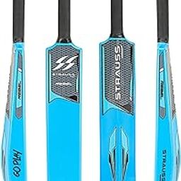 Strauss Rebel Cricket Bat | Full Size | Dimensions: 34 X 4.5 inch | Heavy Duty Hard Plastic Cricket Bat | for All Age Groups | Tennis & Synthetic Ball Cricket Bat | Tennis Cricket Bat,(Blue)-picture-26