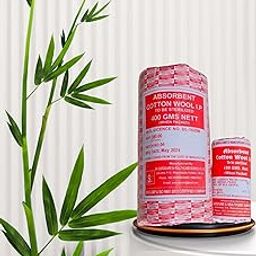 Absorbent Cotton Roll (500 Gram Nett High Quality (Pack Of 5)-12