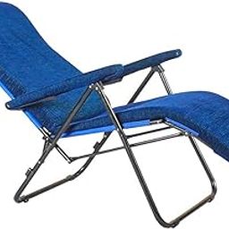 FURLAY Recliner Chair Blue Soft Cloth-image-51