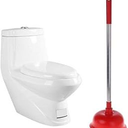 Namaskaram Ventures All-Rounder (Toilet/Bathroom/Kitchen) Drain/Sink Plunger Unblocker Cleaner Toilet Plunger-picture-29