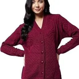 modeve Self Print Long Sleeves Winter Sweaters for Women||Winterwear||-picture-41