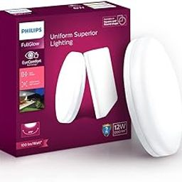 PHILIPS 12-watt Round Surface Full Glow | Surface LED Downlight for Ceiling, Cool Day Light(Pack of 1)(Polycarbonate)-15