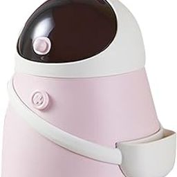 IMIKEYA Garbage Can Kawaii Countertop Trash Can Kawaii Trash Can for Desk Desktop Trash Can Kawaii Tiny Trash Can Desk Trash Can Astronaut Trash Can Trash Can Plastic Tabletop Trash Can-0