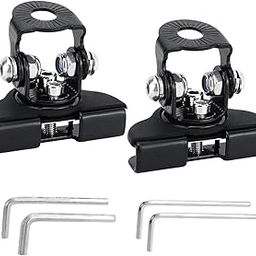 LR Decor E-Shop 2X Generic LED Light Bar Mounting Brackets Work Pod Light Mount Clamps Black-0