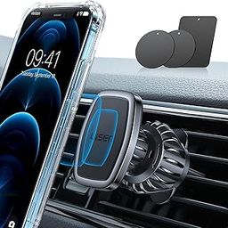 LISEN Magnetic Mobile Holder for Car, [Easily Install] Car Mobile Holder Mount [6 Strong Magnets] Phone Holder for Car Case Friendly iPhone Mobile Stand for Car Fits with All Smartphones & Tablets-picture-21
