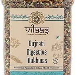 Vilaas Dried Gujrati Digestive Mix 100 GM | Gujarati Royal Mukhwas | Mouth Freshener | Digestive | After-Meal Snack | Rich in Fibre-image-39