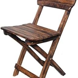 S.K FURNTURE ART Wooden Folding Chair – 15 Inch Compact Chair for Living Room, Balcony, Garden & Outdoor Seating | Foldable & Portable Wooden Chair for Home & Patio Décor-image-75