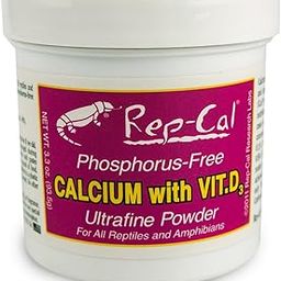 Rep-Cal SRP00200 Phosphorous-Free Calcium Ultrafine Powder Reptile/Amphibian Supplement with Vitamin D3, 3.3-Ounce-picture-21