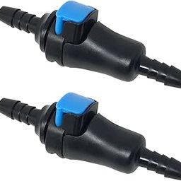 Mazama Designs Quick Connect 2 Pack for Popular Hydration Bladders Reservoirs and Backpacks, Fits 1/4" Inner Dimension Tubing-image-56