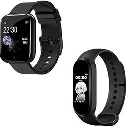 Techking Combo C1075 - D20 Touchscreen Bluetooth Smart Watch with Heart Rate Sensor, Basic Functionality & M9 Smart Fitness Band, Heart Rate Monitor Sensor OLED Bluetooth Wristband-15