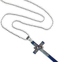 Fashion Classical Cross (80mm Long) & Ring Drop Stainless Steel Pendant for Men and Women-image-22