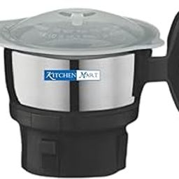 Kitchen Mart Replacement Turbo Spice Mini Jar Compatible with Preethi Mixer Grinder 200ml-picture-25