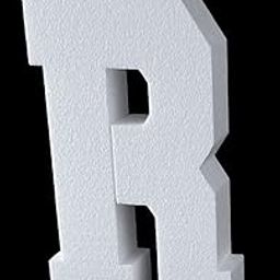 12"H Free Standing 2" Thick EPS Foam Letters Bottom Stable Wind Resistant for Party Signs and Games (Letter R)-picture-16