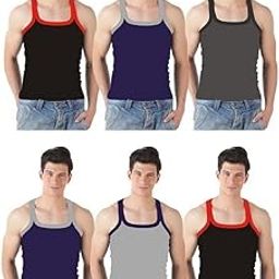 INNERO Gym Vest for Men's Premium Cotton Multicolor Sports Baniyan-17