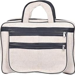 NARI SHAKTI SOCIETY Casual Jute Laptop Bag for Men/Women - Office Bag - Fits up to 16 Inch Laptop | Executive Jute Bag for Work and Travel-image-54