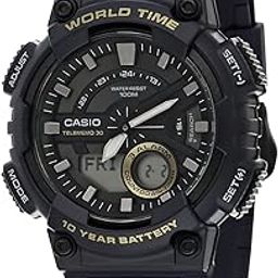 Youth-Combination Analog-Digital Black Dial Men's Watch - AEQ-110W-2AVDF (AD208)-image-72