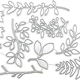 ARTIBETTER 1 Set Leaf Cutting Die Carbon Steel Cards Making Die Cut Embossing Stencil-image-75