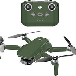 MightySkins Compatible With DJI Mini 2 Portable Drone - Solid Olive | Protective, Durable, and Unique Vinyl Decal wrap cover | Easy To Apply, Remove, and Change Styles | Made in the USA-image-49