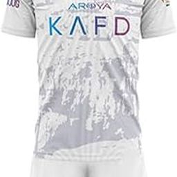 SPORTYWAY AL Nasr Football Jersey Set for Kids, Ronaldo 07, White, Includes Jersey and Shorts-image-38