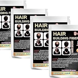 Gap-filla Hair Building Fiber Hair DARK BROWN concealer Refill Pack Use For all Brand - (100 gm)-image-26