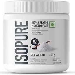Isopure 100% Creatine Monohydrate Micronized, 250g- 83 servings, Increase Lean Muscle Mass, Enhances Muscular Endurance-23