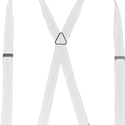 2.5CM X Shape Suspenders with 4 Clips Adjustable Elastic Braces for Men and Women-image-38