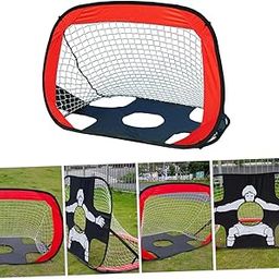 YARNOW 1 Set Folding Football Net Frame Door Frame Sports Child Goal Oxford Cloth-image-71