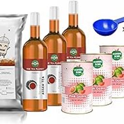 The Tea Planet Coconut Milk Bubble Tea Starter Kits - 65 Servings(Approx.) -350ML Per Kit-70