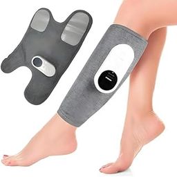 NISHIV Air Pressure Calf Massager with 3 Working Mode and Hot Compress Leg Massager 3 * 3 Air Circulation Squeeze Massage,Heating Mode,Relax Calf Muscles,Relieve Pain LED Display (Pack Of 1)-image-29