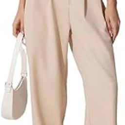 HIGH Buy Trendy Stylish Designer Baggy Fit Trousers for Women & Girls Barbie Fabric,Korean Valcro Pant, Wide Leg Ideal for Office and College-image-21