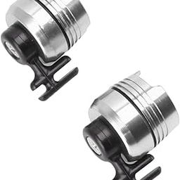 Shoes Light, 3 Lighting Modes Shoes Headlamp 2 Pcs Aluminum Alloy for Cycling (Silver)-image-86