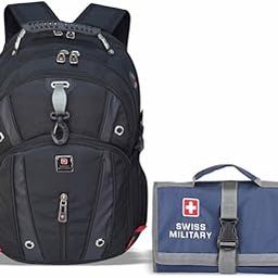 31L Black Laptop Backpack for Men & Women, 15.6-Inch Laptop Compartment with Storage Organizer, Travel & Office Backpack with EVA Back, Elastic Holders & Mesh Pockets | Water-Resistant-picture-3