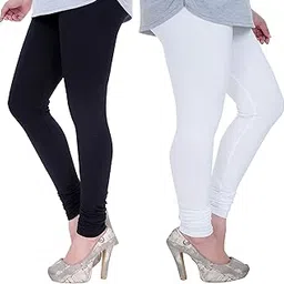 plus size Churidar Leggings for Women & Girls Combo (Pack of 2)-picture-41