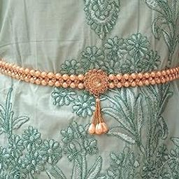 Fashion Kamarbelt with Pearls for Women-image-125
