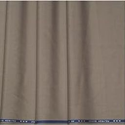 Men's Poly-Viscose 1.3 m Trouser Pant Unstitched Fabric (Sandstone Beige, Free Size) and Wallet-picture-15
