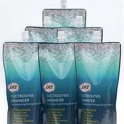 Electrolysis Enhancer EKS 6x400 ml each Competible JR4, SD501, Platinum, K8, and all ionizer models to produce 2.5pH & 11.5pH Strong Water with FREE 6x30 gms EKS Cleaning powder-picture-16