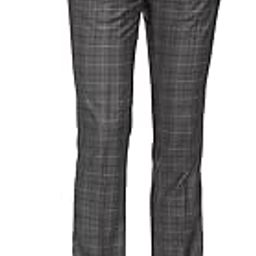 Men Grey Tailored Fit Tartan Check Suit-picture-23