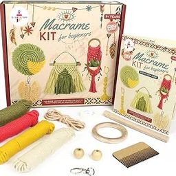 Kalakaram Macrame Kit for Beginners, Embroidery Kit, Art and Craft Kits, DIY Activity Kit, Birthday Kit Gift for Girls, Boys, Adults, Kids Age 10, 11, 12, 13, 14, 15+ Years-3