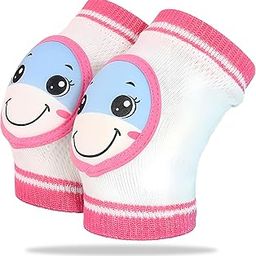 BEMBIKA Baby Kneepad Cute Fish Face, Baby Knee Pads for Crawling, Baby Knee Protector, Knee Cap for Kids for Safety Anti-Slip Padded Stretchable Elastic Soft Comfortable-(Cute Fish Pink)-image-27