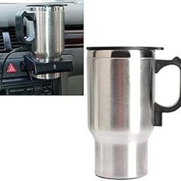 Vroxy 12V Car Kettle - Stainless Steel | iner part plastic Travel Coffee Mug, Water Heating Cup,Electric Teapot Fast Boiling For Water Tea Coffee Milk(1Pcs)-picture-25