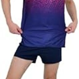 Swimming costume, Sports Kit, Gym Wear, Running kit, Basketball wear for Men (IN, Alpha, XL, Regular, Standard, NAvy Blue)-picture-29