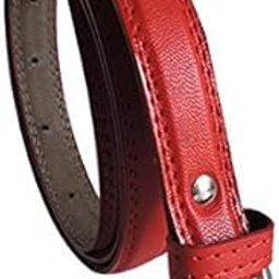 Prime Women's Red PU leather belt-14
