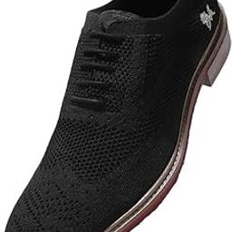 The Oxford Knits Sneakers for Mens | Breathable Recycled Knit with PU Tongue Comfortable & Flexible EVA Sole-image-35