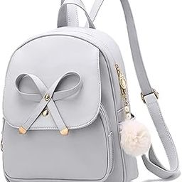 Girls New ty Bowknot Fashion Backpack Cute Leather Backpack Mini Backpack Purse for Women Satchel School Bags Casual Travel Daypacks-image-11