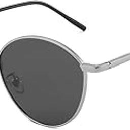 karsaer Round Cat Eye Polarized Sunglasses for Men Women Stylish Small Metal Frame E1276-picture-35