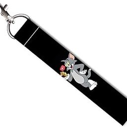 Love Cartoon Lanyard Tag with Swivel Lobster for Gift Luggage Bags Backpack Laptop Bags L X H 5 X 0.8 INCH-image-84