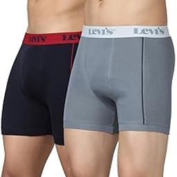 levi's 007A Men's Pure Cotton Solid Trunk - Mid Rise, Inner Elastic Waistband (Pack of 2)-picture-44
